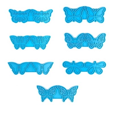Earring Pendant Silicone Mold Butterfly-Epoxy Casting Mold DIY Jewelry Making