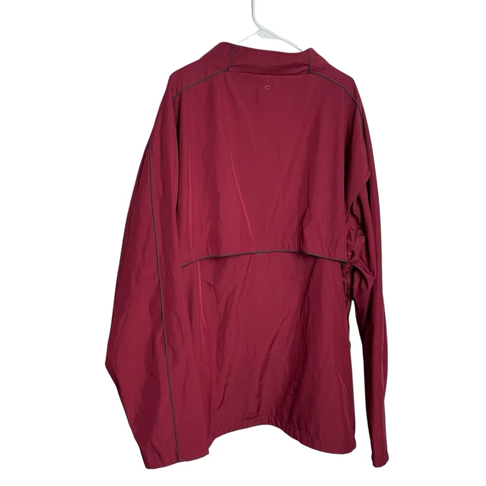 Vintage FSU Florida State Seminoles Jacket Mens 5XLT Red Windbreaker Colosseum - Image 2 of 4