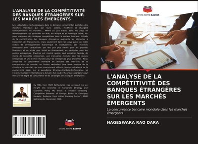 Nageswara Rao Dara | L'ANALYSE DE LA COMPÉTITIVITÉ DES BANQUES ÉTRANGÈRES SUR...