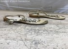 Kate Spade New York Gold Metallic Jeweled Flower Thong Sandals Women's Size 8B — photo 5
