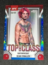 Sean O'Malley 2025 Topps Chrome Red White Blue Top of the Class 50/88 #TTC-1