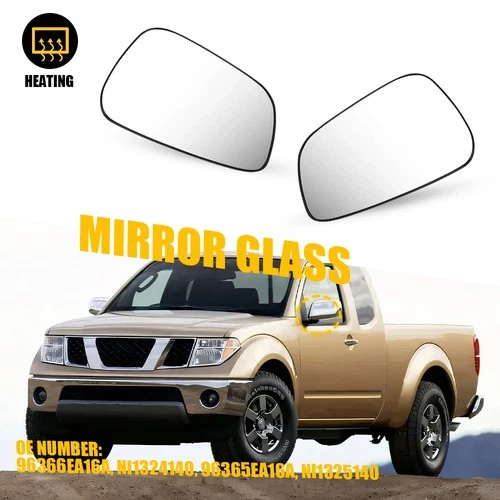 Fit Nissan Frontier 2005-2023 Left Right Side Mirror Glass Heated W/ Blind Spot