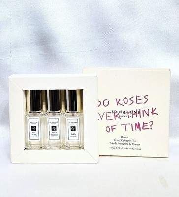 Jo Malone Do Roses Ever Think Of Time Travel Cologne Trio 9ml X 3