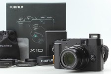  Near MINT  in Box Fujifilm X10 Black 12.0MP Compact Digital Camera From JAPAN