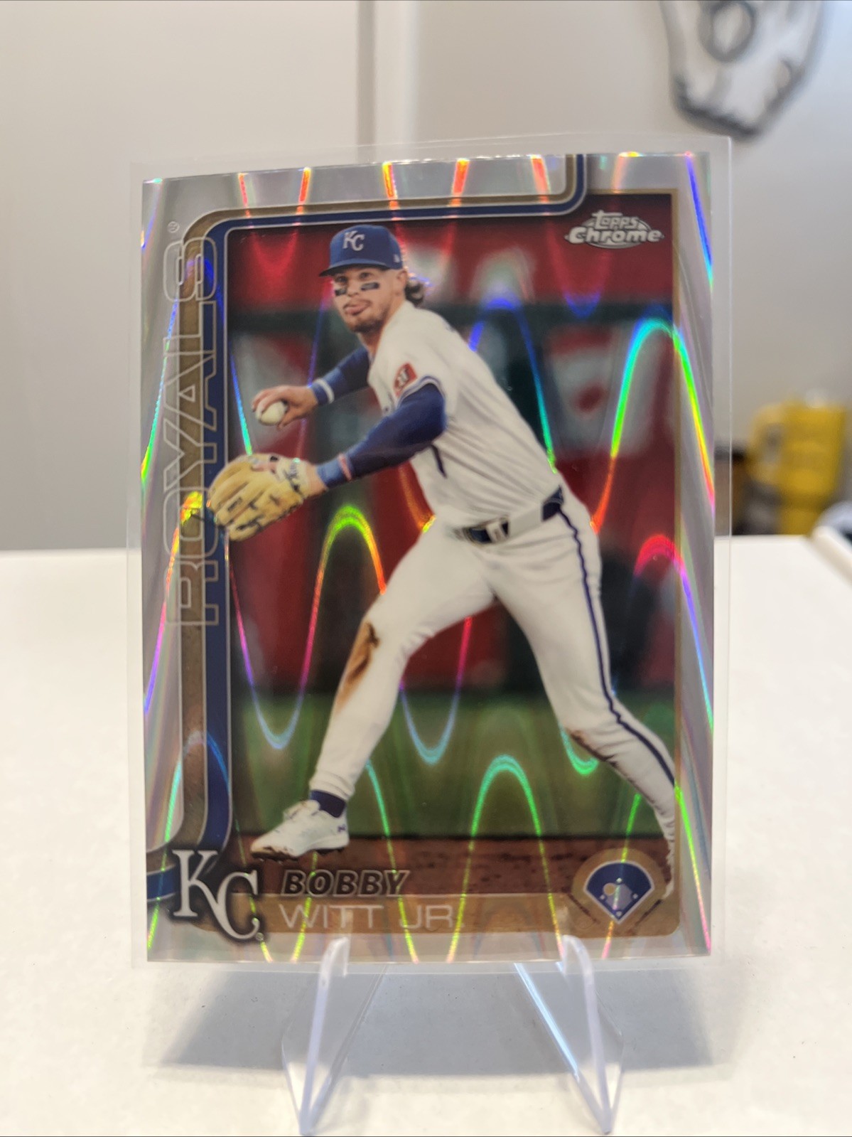 2025 Topps Chrome - Bobby Witt Jr. #93 RayWave Refractor
