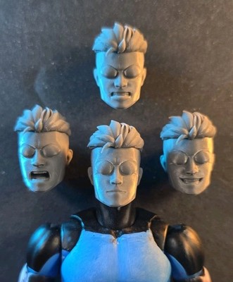 3D Printed Invincible Heads Classic Version 1/12 (Hollow Heads)