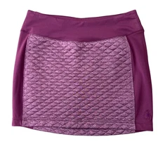 Smartwool Diamond Peak Quilted Skirt in Fig Heather Size Small Gorpcore