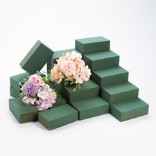 30 PCS Floral Foam Blocks, 5.5"L x 3.1"W x 1.7"H Green Dry  Wet Flower Foam ...