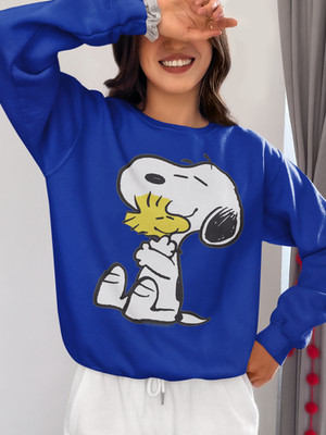 Peanuts Snoopy Woodstock Vintage Hug BFFs Love Retro 80s 90s Official Sweatshirt