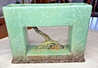 Roseville Artwood Green 1948 Mid Century Modern Pottery Planter 1055-9