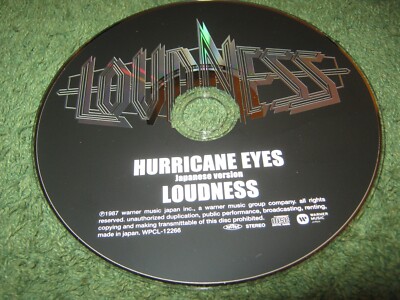 Loudness - Hurricane Eyes (cd) japan japanese version | eBay