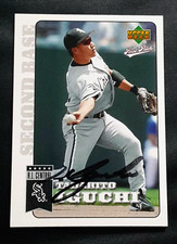 TADAHITO IGUCHI CHICAGO WHITE SOX 2ND BASEMAN SIGNED AUTOGRAPHED BASEBALL CARD
