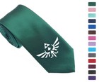 Legend of Zelda Logo Symbol Men 6.5 cm Skinny Slim Groom Party Tie Necktie Gift