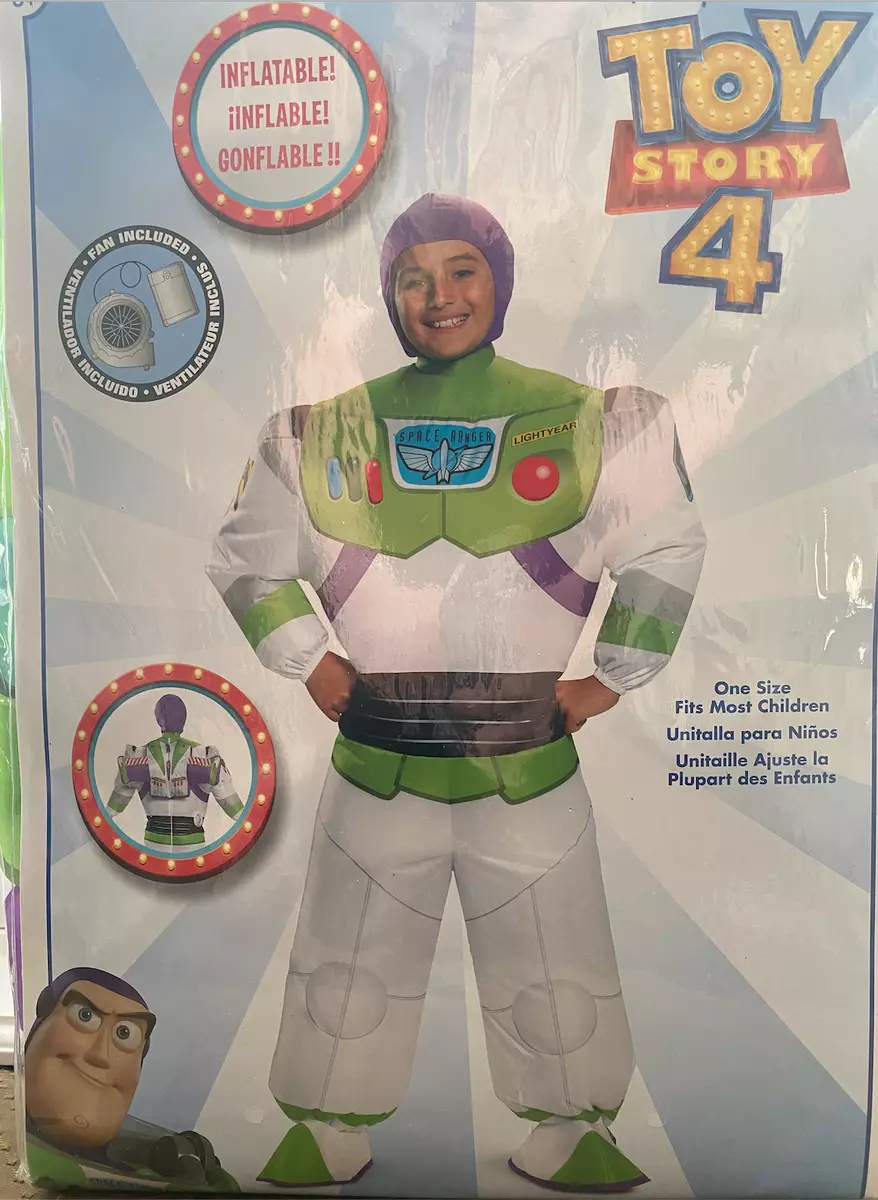 Child's Inflatable Toy Story 4 Buzz Lightyear Costume One Size