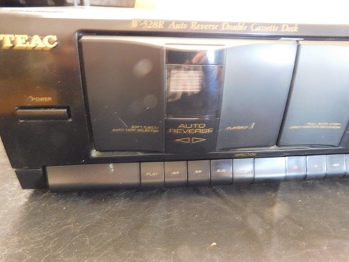 Teac W-528 R - AUTO REVERSE Stereo DOUBLE Cassette Deck - Picture 2 of 9