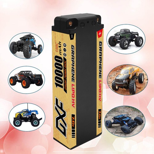 2xDXF 2S Batería LiPo 7.6V 150C 10000mAh DEANS/T 5MM RC ORO NGP Carreras EFRA Coche - Imagen 4 de 8