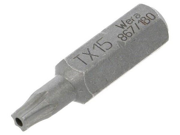 05066505001 Bit Torx® Mit Sicherung T15H L. Ges: 25Mm Wera-image