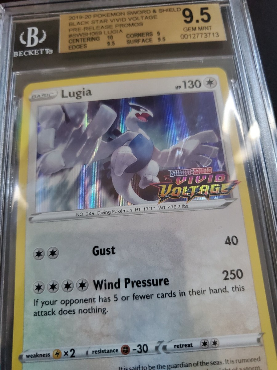 Prerelease Lugia - Vivid Voltage - BGS 9.5 💎 Prestine 💎 SWSH069
