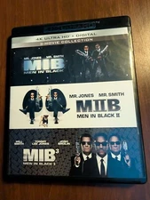 Men In Black Collection: I, II & III [Trilogy] (4K UHD) Like New- No Digital!