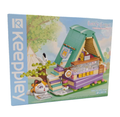 Kinder Bausteine Keeppley Calico Cat Comic House K28018