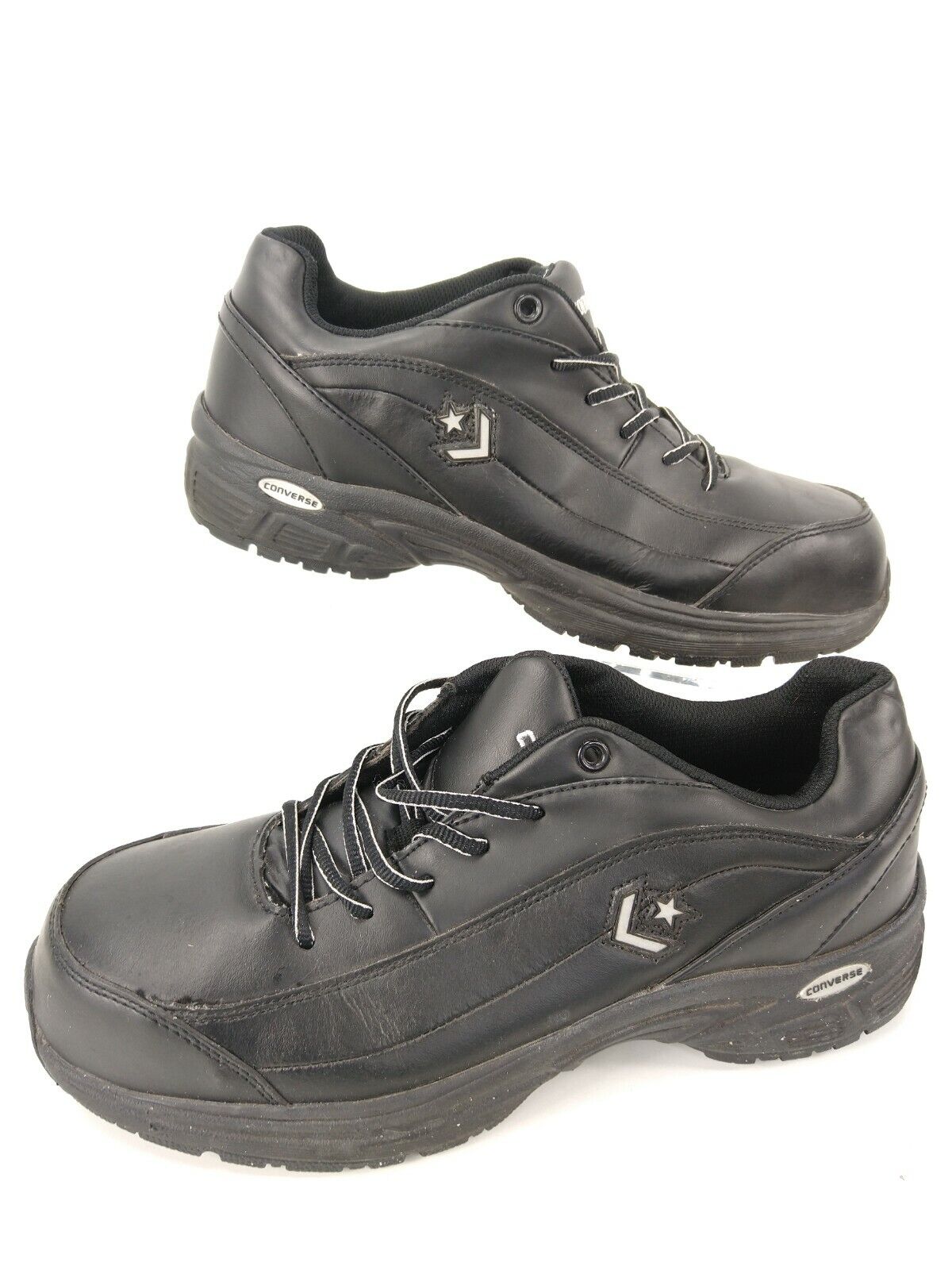 Converse Steel Toe Shoes Size Mens 10 Womens 12 Oil Slip Resistant Work  Sneakers | eBay