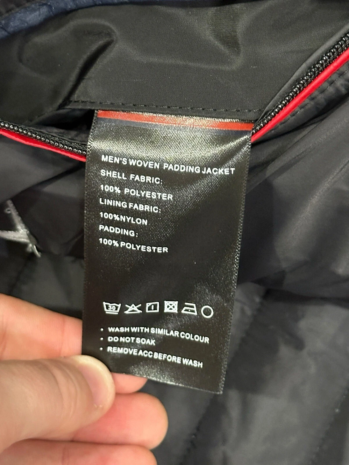 New Marwin Sports 2-in-1 Black Jacket With Inner Removable Puffer Jacket - Large - product detail image 8