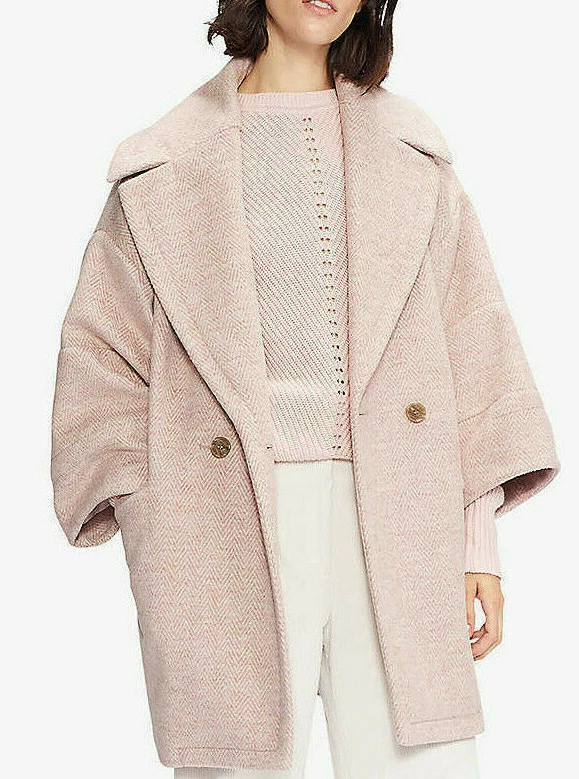 ted baker oversized cocoon coat