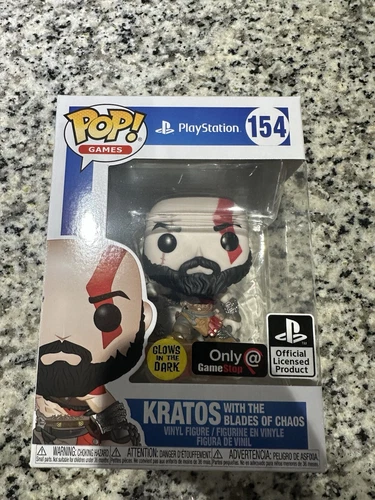 Funko Pop! Vinyl: God of War - Kratos with the Blades of Chaos (GITD) 154
