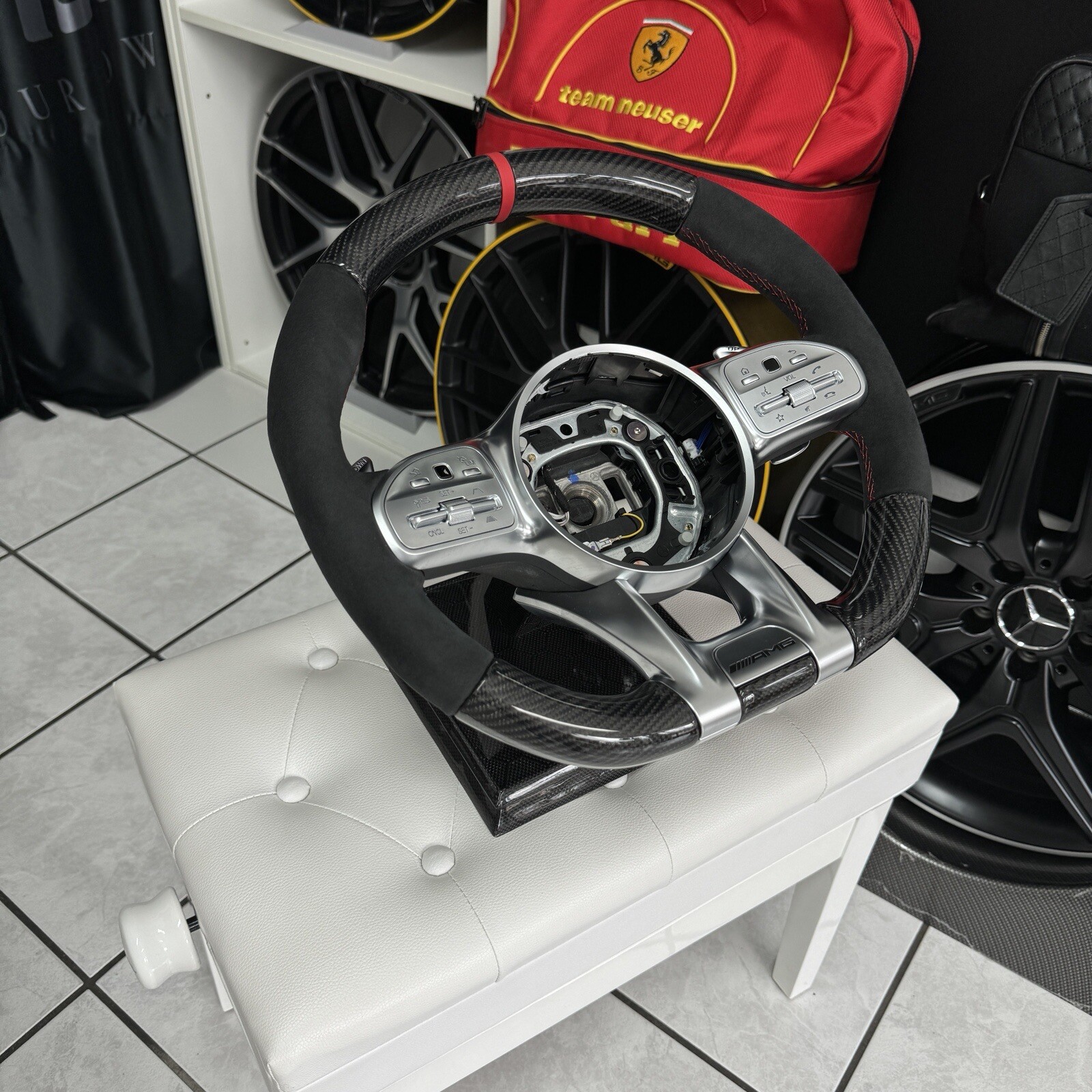 Lenkrad MERCEDES W222 W213 W205 AMG 63 Top online kaufen | eBay 