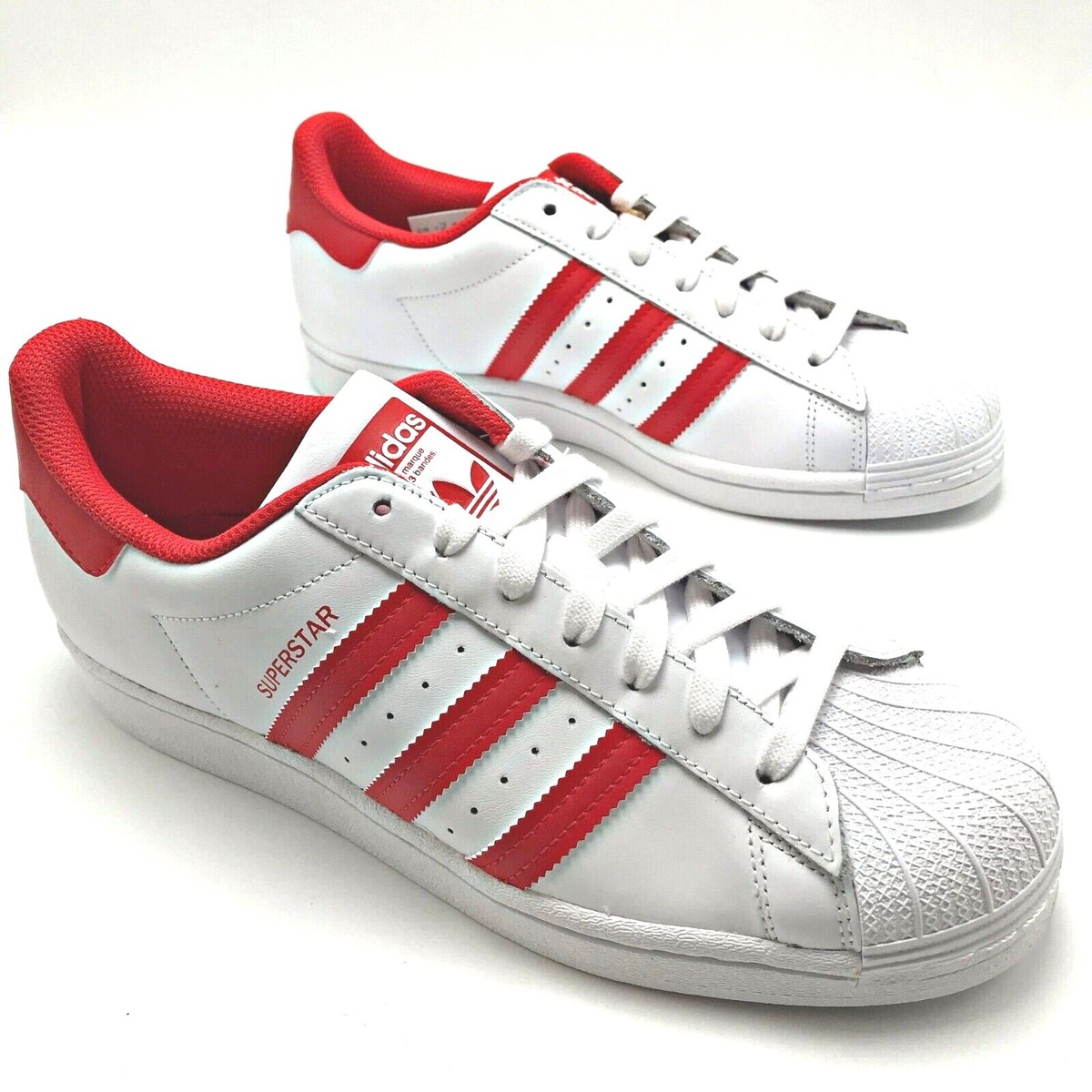 ADIDAS Originals Superstar Cloud White Vivid Red GZ3741 ADIDAS Originals Superstar Cloud White Vivid Red GZ3741