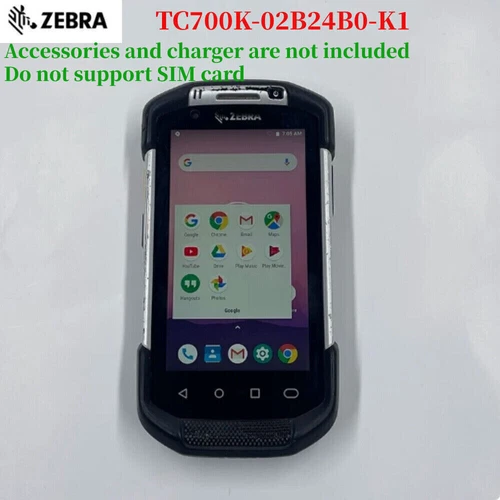 Zebra TC700K Mobile Touch Computer Imager Barcode Scanner P/N:TC700K-02B24B0-K1