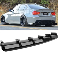 For E90 E92 E93 F30 F10 G30 Rear Bumper Lip Diffuser Shark Fins Splitter Spoiler