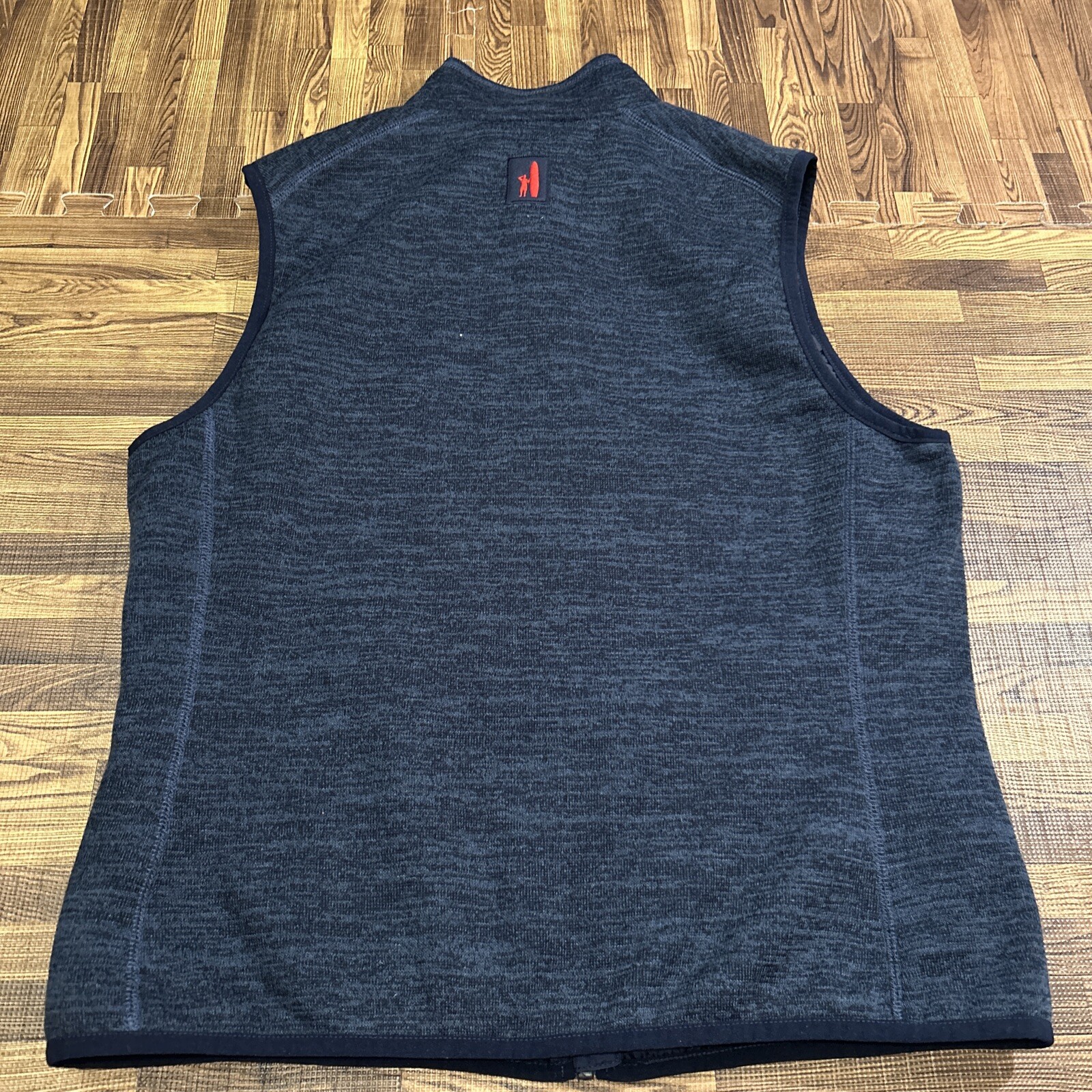 Johnnie O Vest Mens Large Zip Up Performance Golf Stretch Surf Basic Essential