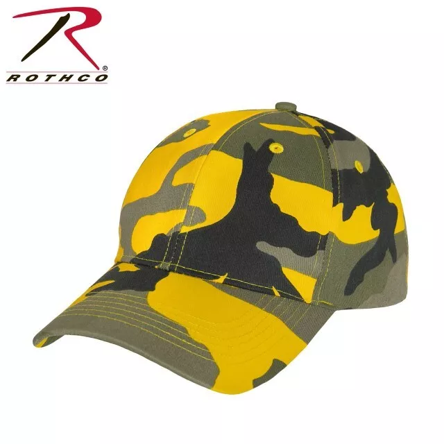 Casquette profil bas couleur Rothco Camo Supreme   jaune Stinger