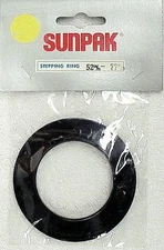 52-77mm Step up Ring | Sunpak | Made in Japan | Best Machining | New | $8
