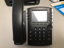 LOT of 25 Grade A Refurb Polycom VVX 411 Gigabit PoE 12-line IP Phone - Black