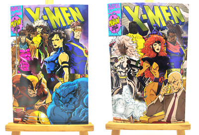 X-Men #1 1991 Foil Set Facsimile Kaare Andrews MEGACON 2025 NM Lot of 2