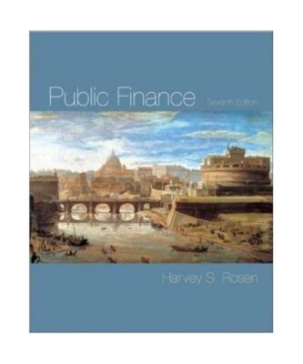 Public Finance, Harvey S. Rosen