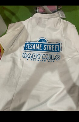 Cookie Monster A Bathing BAPE T-shirt Authentic Baby Milo Sesame