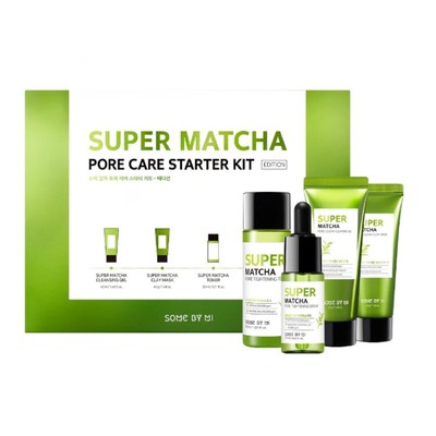 Some By Mi Super Matcha Pore Care Starter Kit für problematische Haut mit Matcha