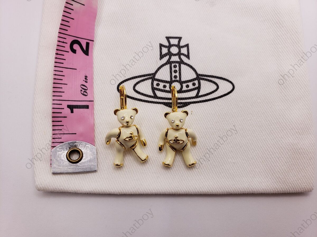 Vivienne Westwood Vintage Gold Teddy Bear Drop Earrings | eBay Vivienne Westwood Vintage Gold Teddy Bear Drop Earrings | eBay