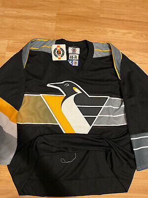 Starter Pittsburgh Penguins Robo Pen Fashion NHL Hockey Jersey Blue LARGE