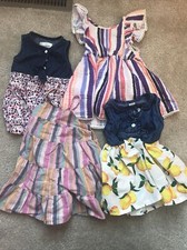Lot Of Baby Girl Summer Dresses 12 Months