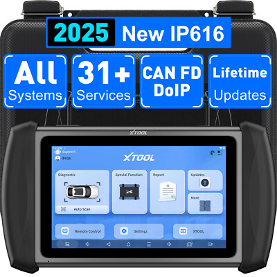 XTOOL IP616 OBD2 Scanner Auto Full System Diagnostic Tool IMMO Key Programmer