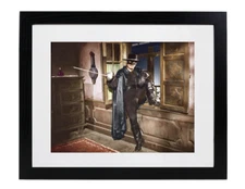 Guy Williams as Zorro in Classic TV Show Retro Framed & Matted 11x14 Photo