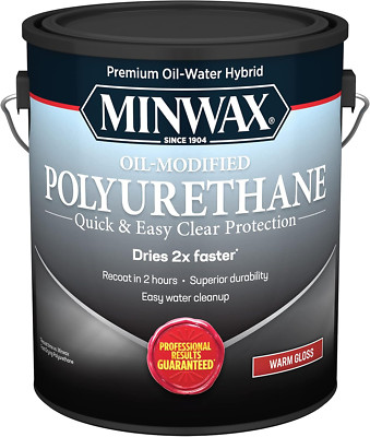 1 Gal  71031 Clear Premium Oil-Water Hybrid Water-Based Oil-Modified Polyurethan