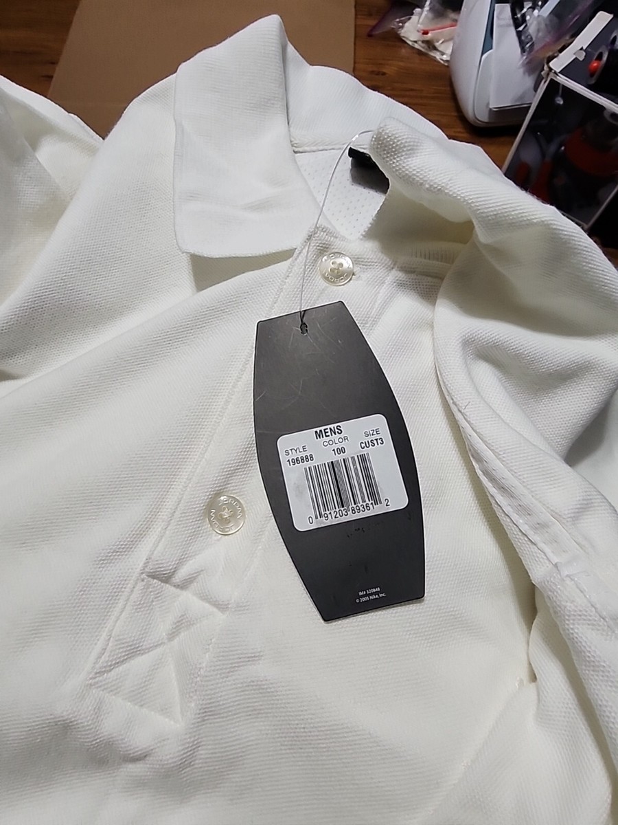 ラン Vintage AIR JORDAN Polo 3XLTT Shirt PATRICK EWING WHITE 2005 20TH