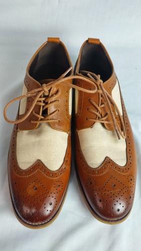La Milano Men's Oxford Leather Pegasus Dress Shoes Size 10 Lace Up - Picture 13 of 13