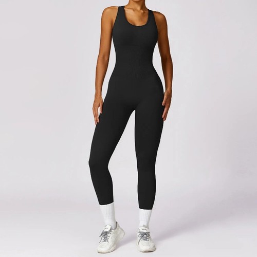 Gym Suit Damen Rückenfrei Yoga Suit Sportswear SetS Damen Sport Overall Female - Bild 7 von 29