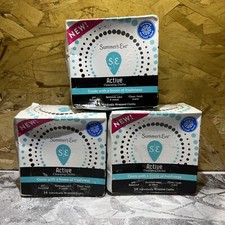 3-Pack Summer's Eve Active Cleansing Cloths 14ct OPEN, DAMAGE BOX 